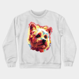 Yorkshire Terrier Dog Crewneck Sweatshirt